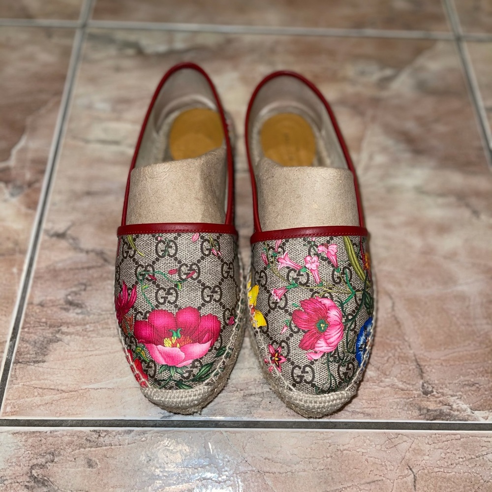 Gucci bloom espadrilles